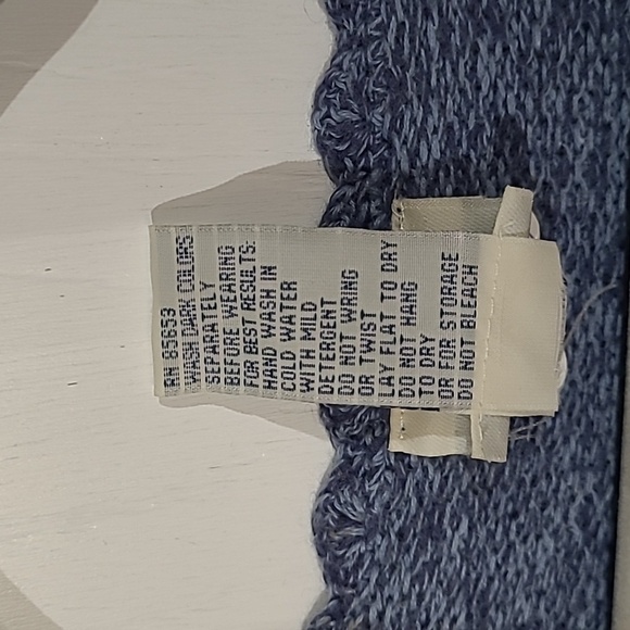 Vintage Koret City Blues Zip Front Vest NWT Size Large - Picture 6 of 8